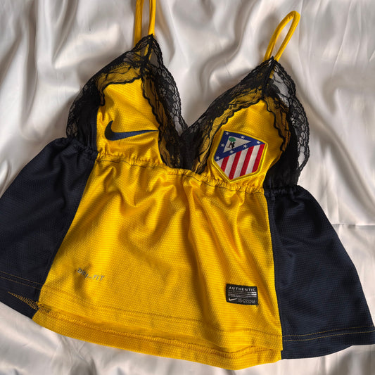 Thrift flipped football jersey top