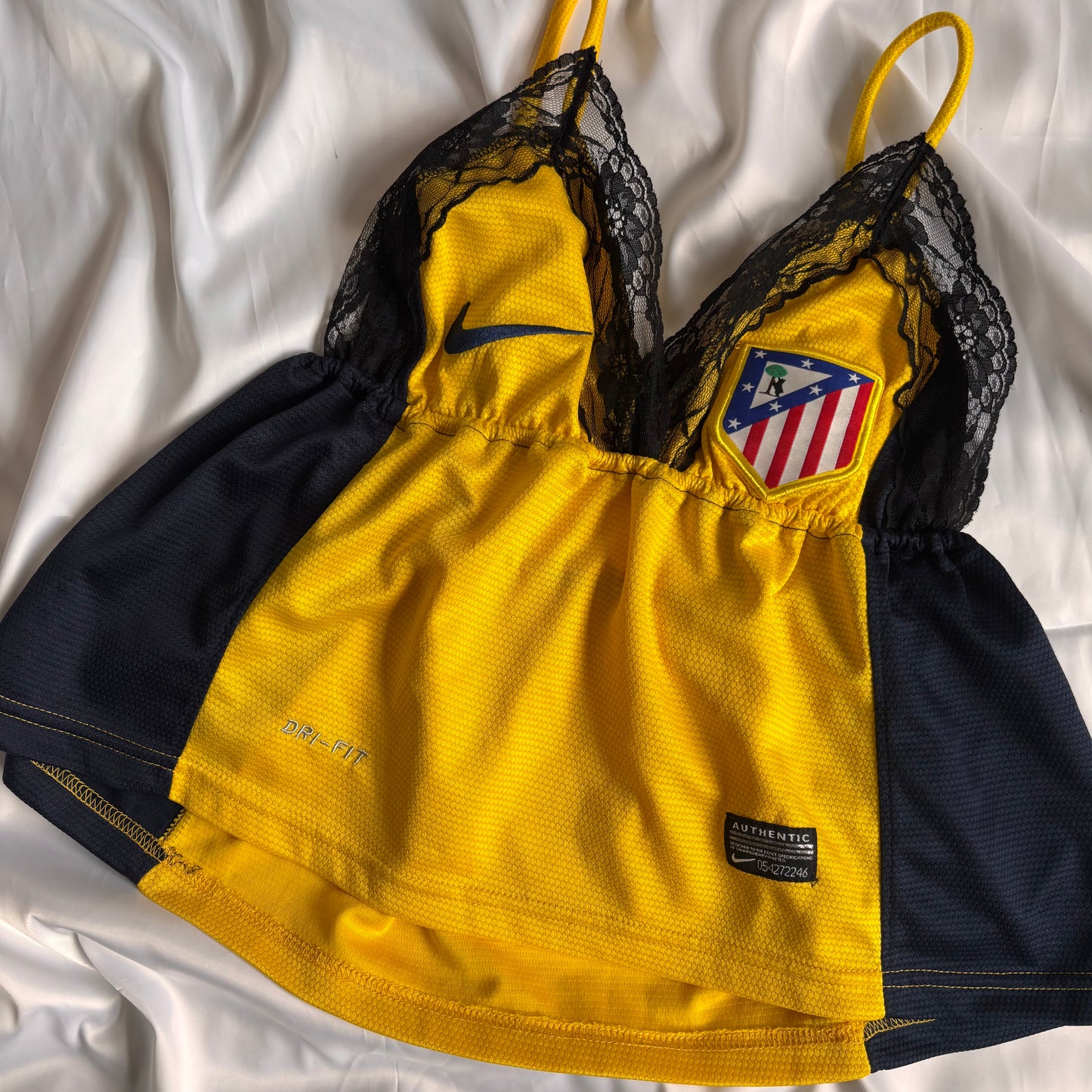 Thrift flipped football jersey top