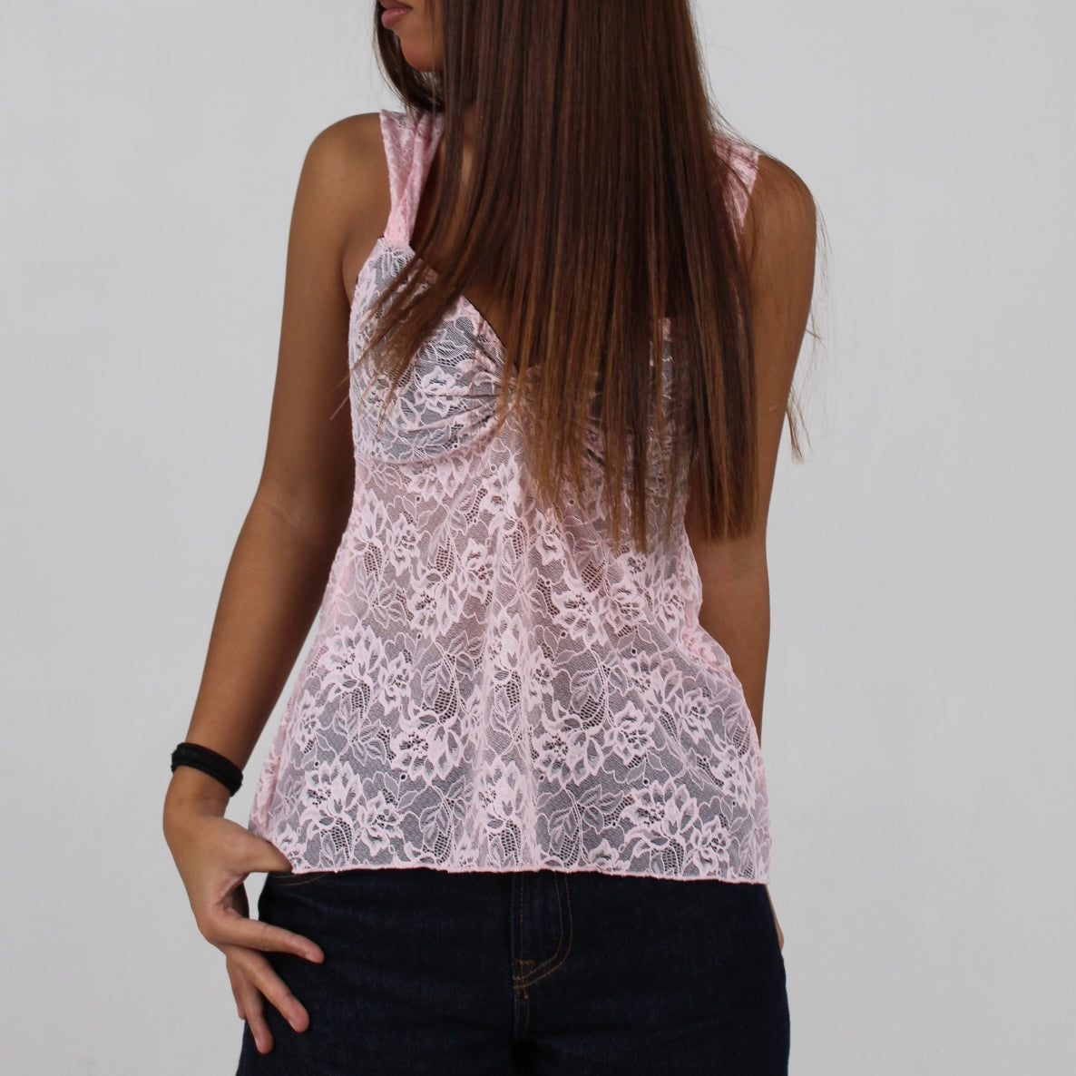 Pink flora top